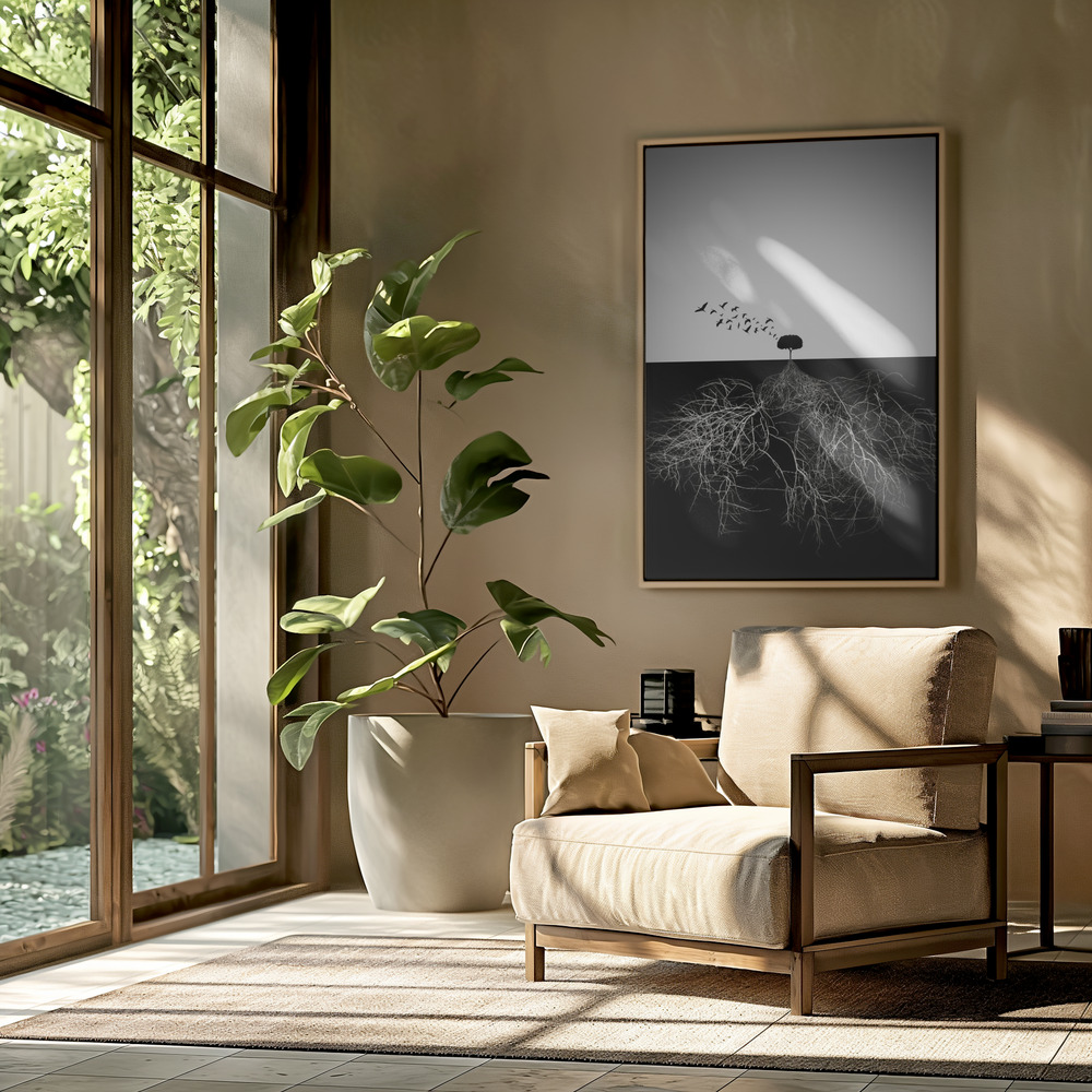 Lienzo - Do not judge according to appearance en el salón