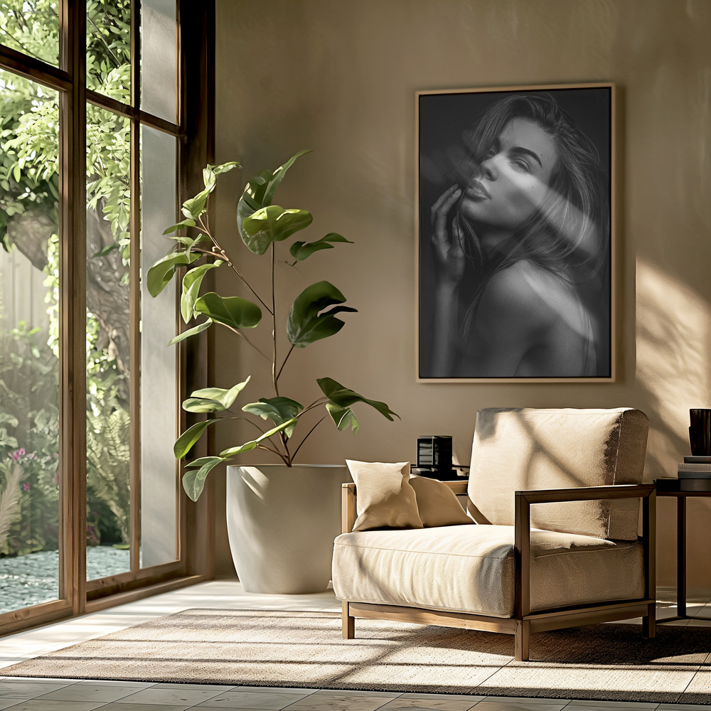Canvas schilderi - Natural Beauty in de woonkamer