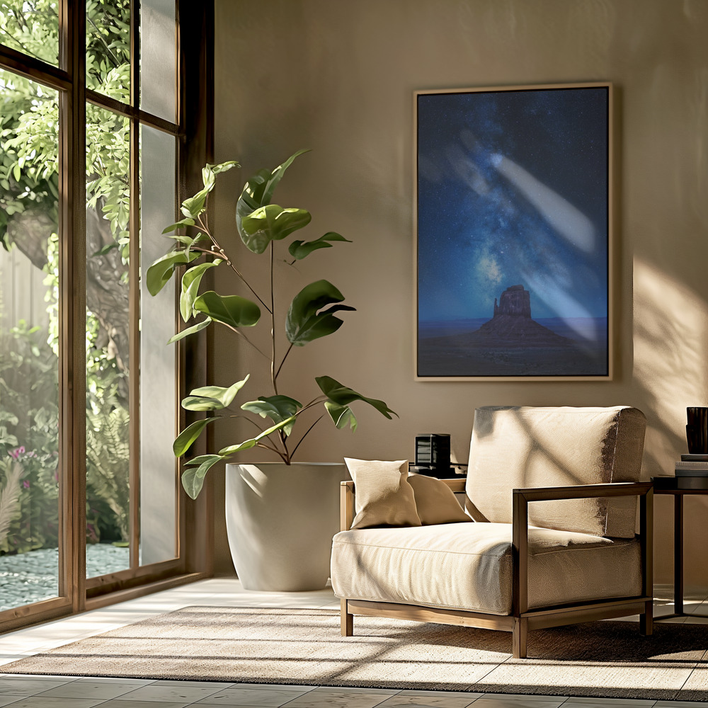 Canvas schilderi - Monument Milkyway in de woonkamer