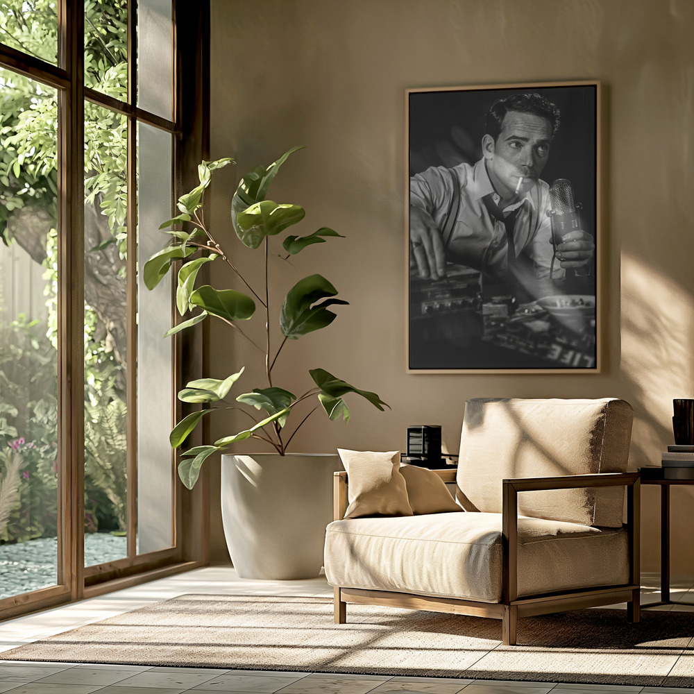 Canvas schilderi - Good night & Good luck in the livingroom
