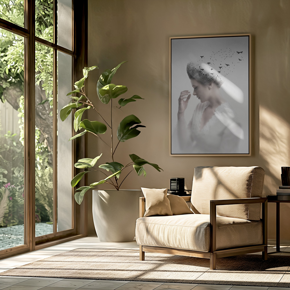 Toile - Give them life dans le salon