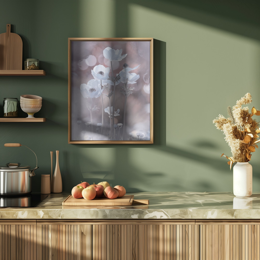 Poster - All the flowers of all the tomorrows are in the seeds of today in kitchen