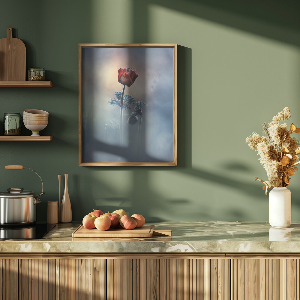 Plakat - Where poetry and memories remain i køkkenet