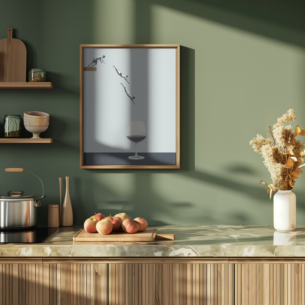 Poster - Your best friends forget you get old in de keuken
