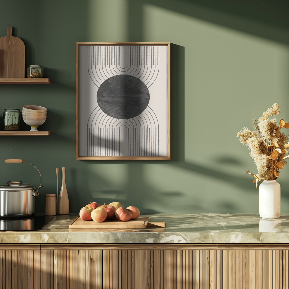 Poster - Arch Composition No3. in kitchen