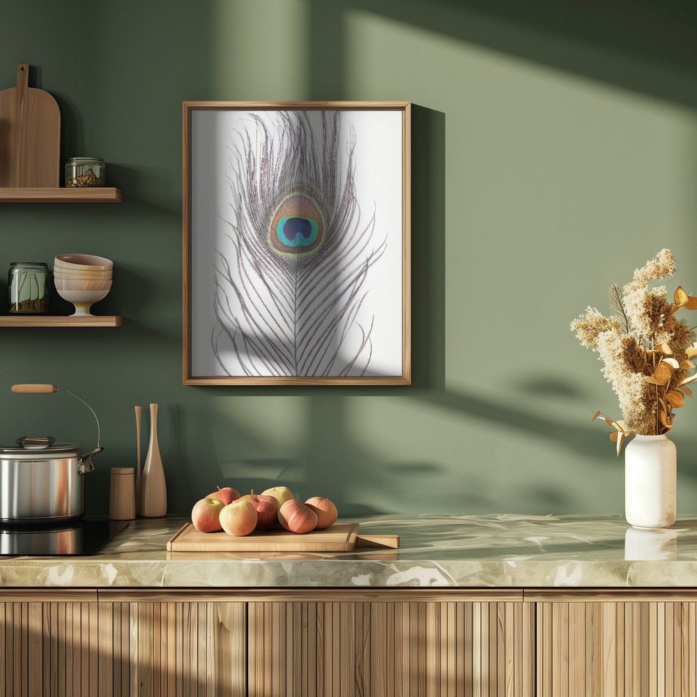 Poster Peacock Feather - Affisch i köket