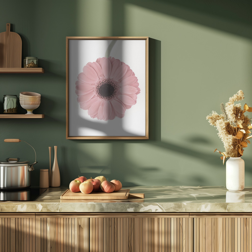 Poster Pink Gerbera II - Affisch i köket
