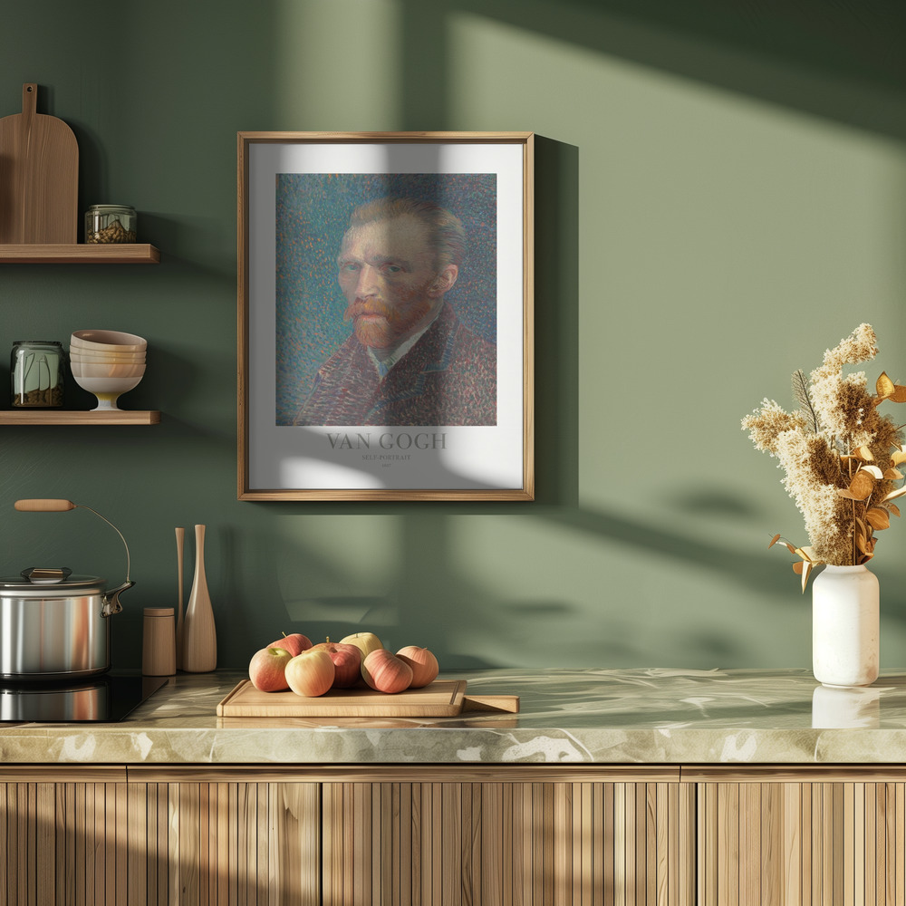 Poster - Self-Portrait in der Küche