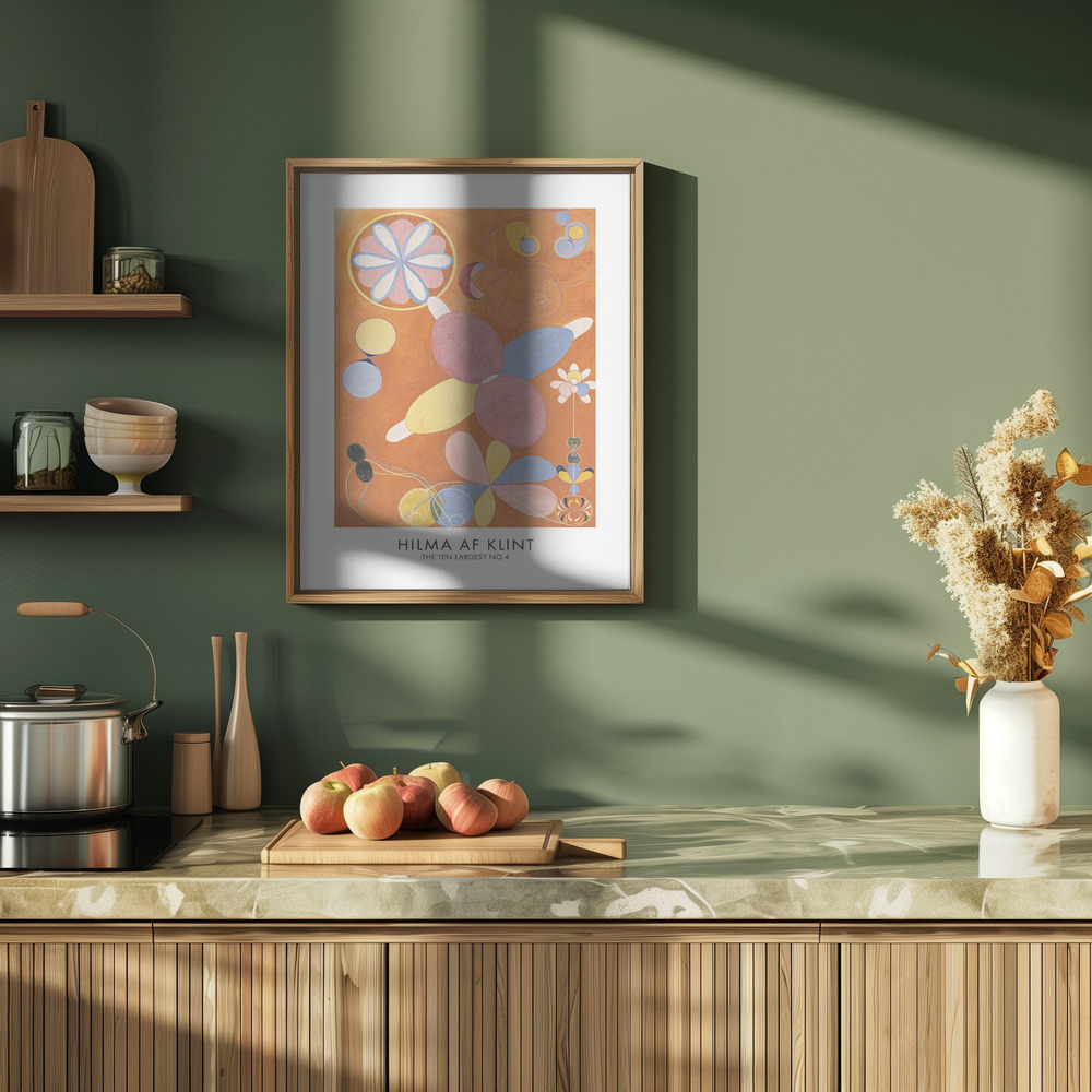 Poster - – The Ten Largest No.4 Poster - in kitchen