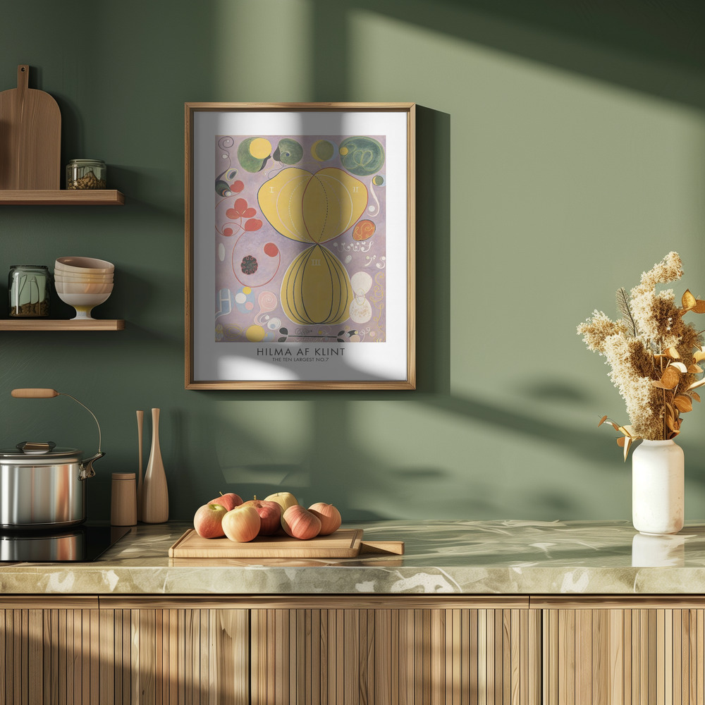 Poster - – The Ten Largest No.7 Poster - in de keuken