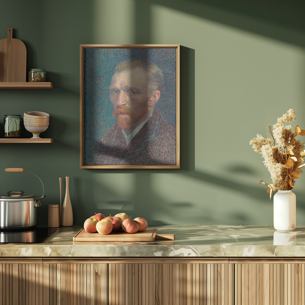 Poster - Self-Portrait in der Küche