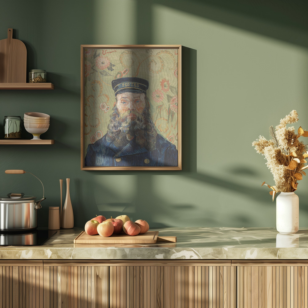 Poster - The Postman in kitchen