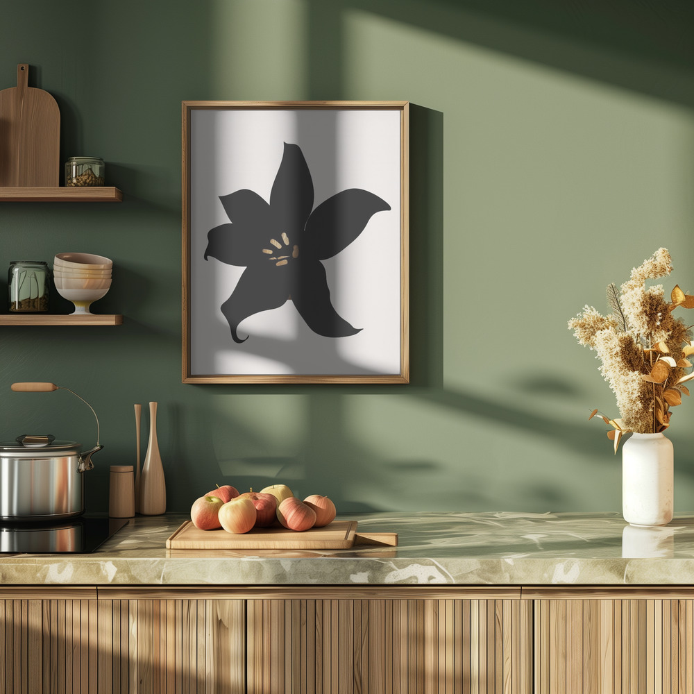 Plakat - Dark Orchid i køkkenet
