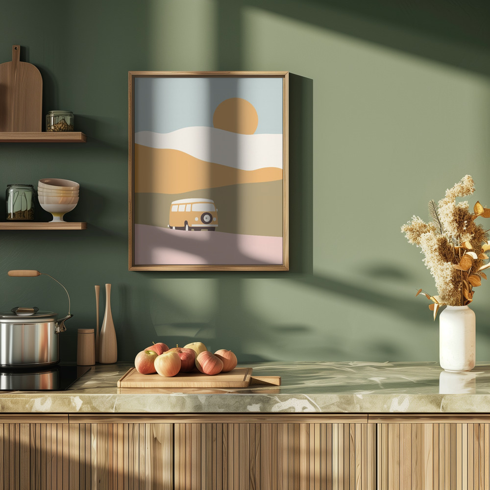 Plakat - Van Minimal i køkkenet