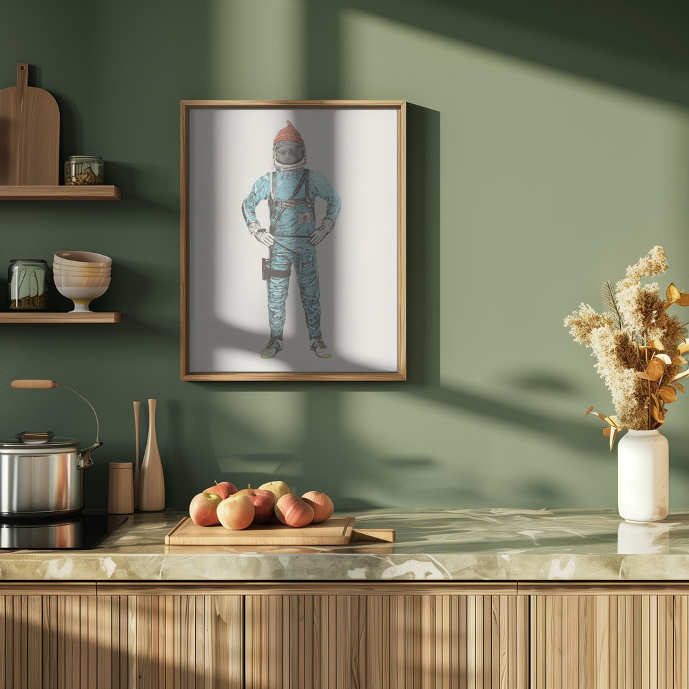 Poster - Zissou In Space in kitchen