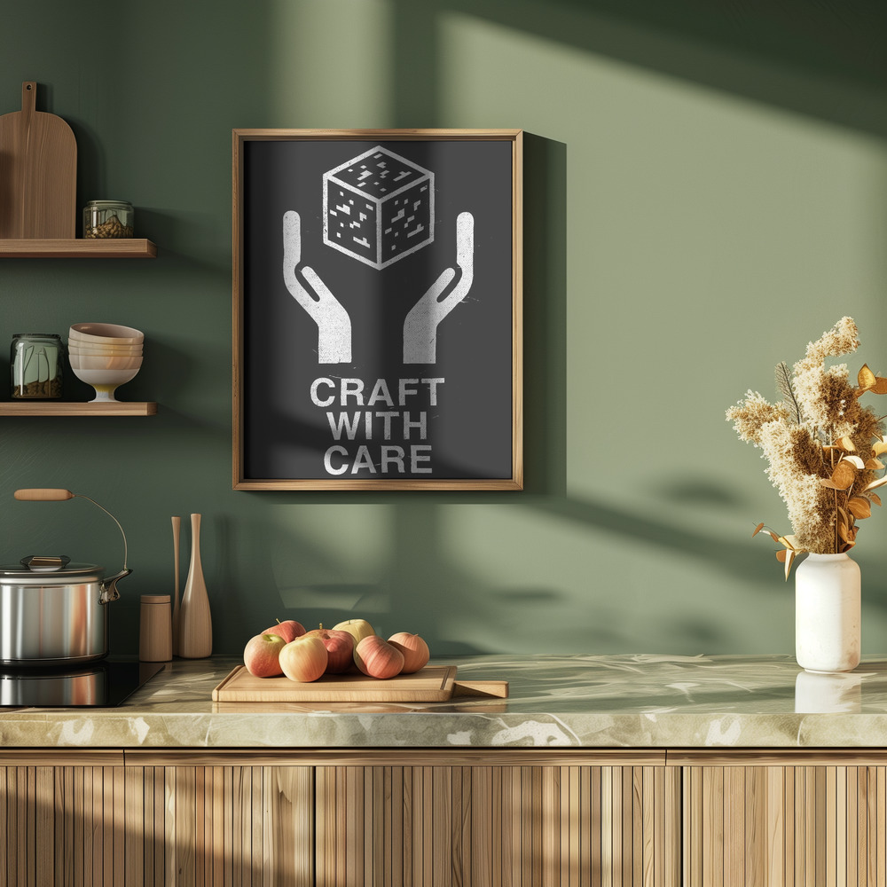 Plakat - Craft With Care Nº2 i køkkenet