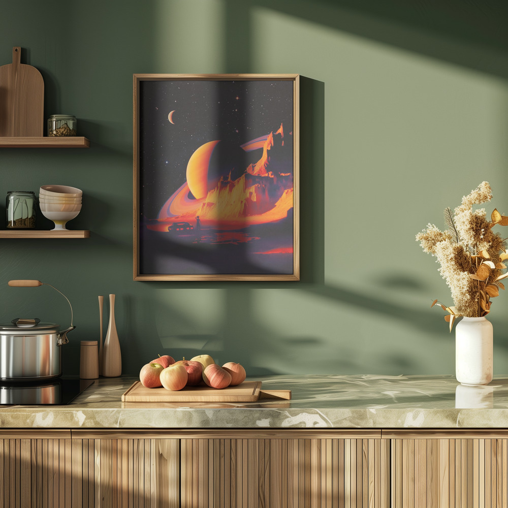 Poster - Alien Landscape in der Küche
