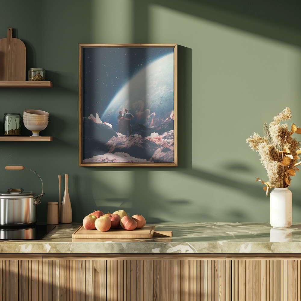 Poster - Often Mistaken for Absent in de keuken