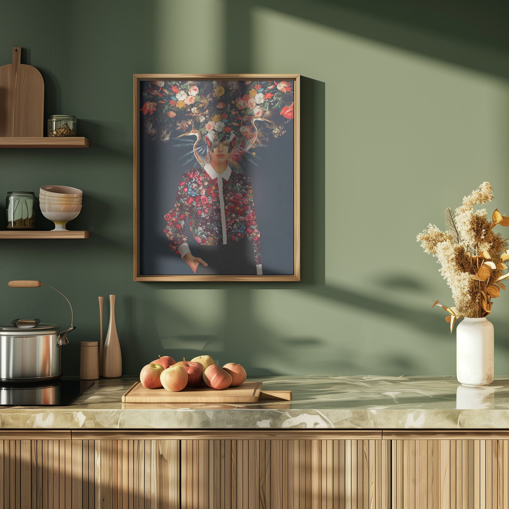 Poster - Your Head Was Full of Colours That Had No Names in de keuken