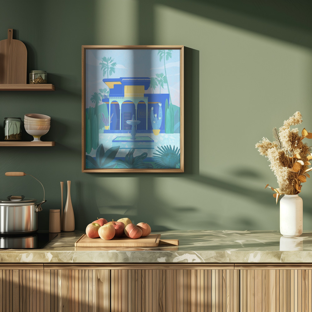 Affiche - Moroccan Garden dans la cuisine