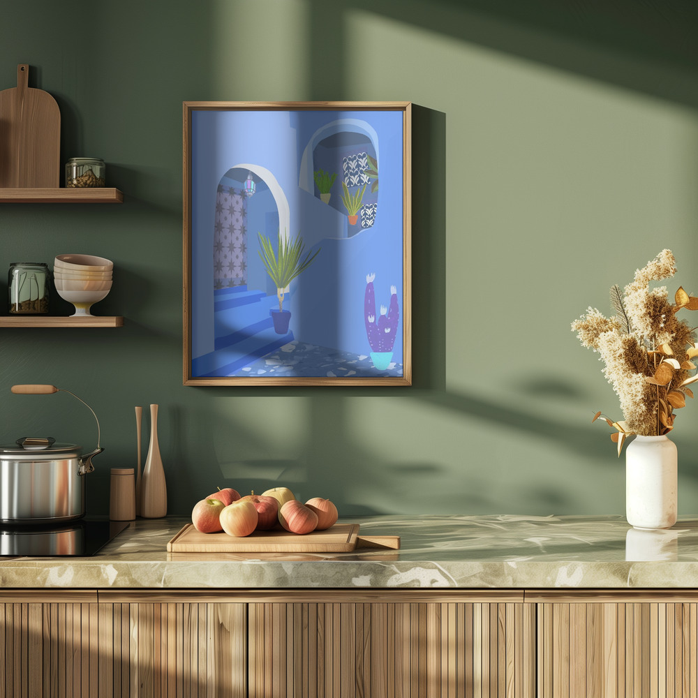 Poster - Morocco in de keuken
