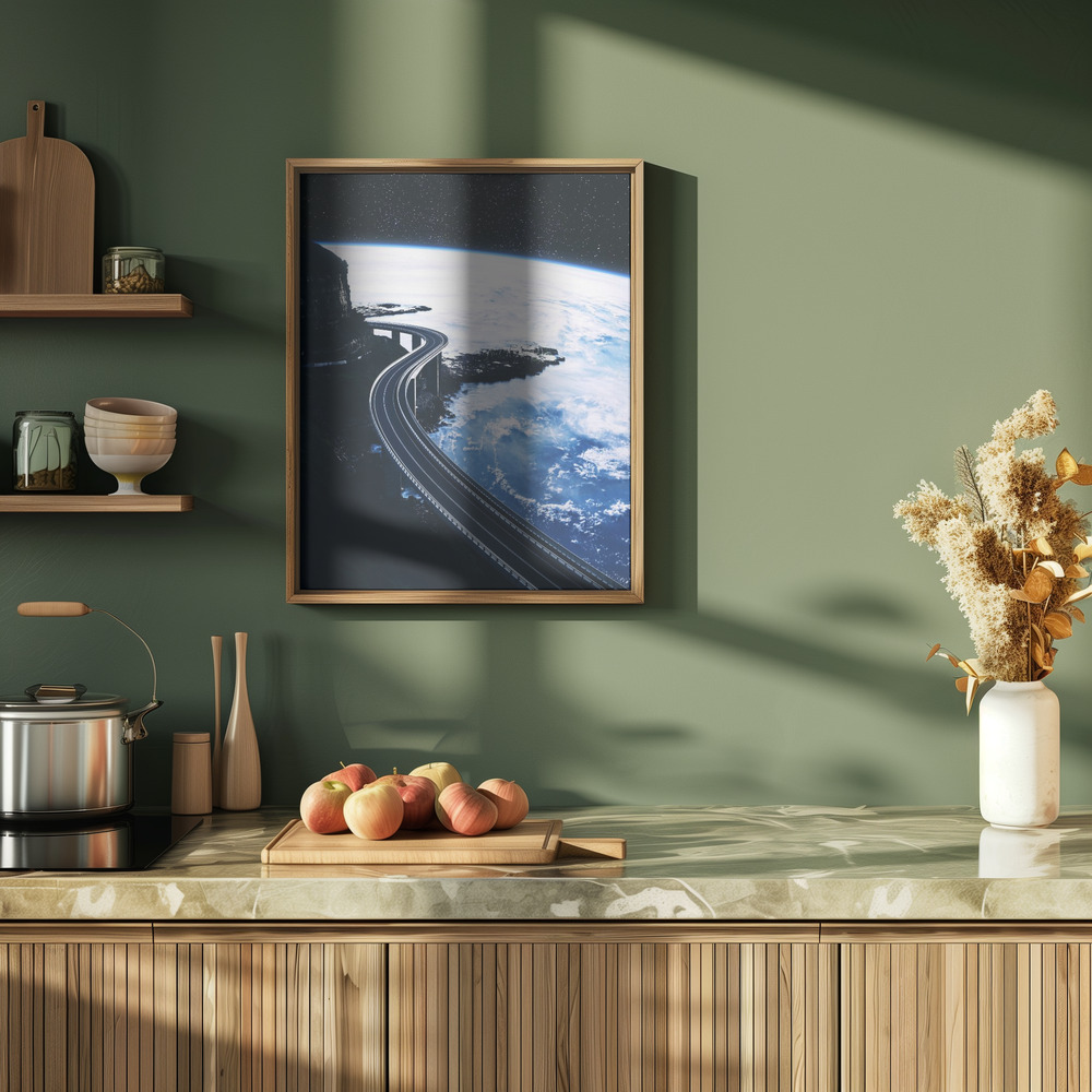 Poster - Road To Infinity in cucina