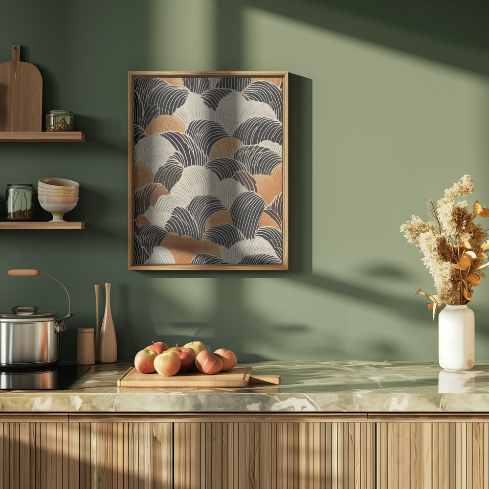 Plakat - Shell Mountains i køkkenet