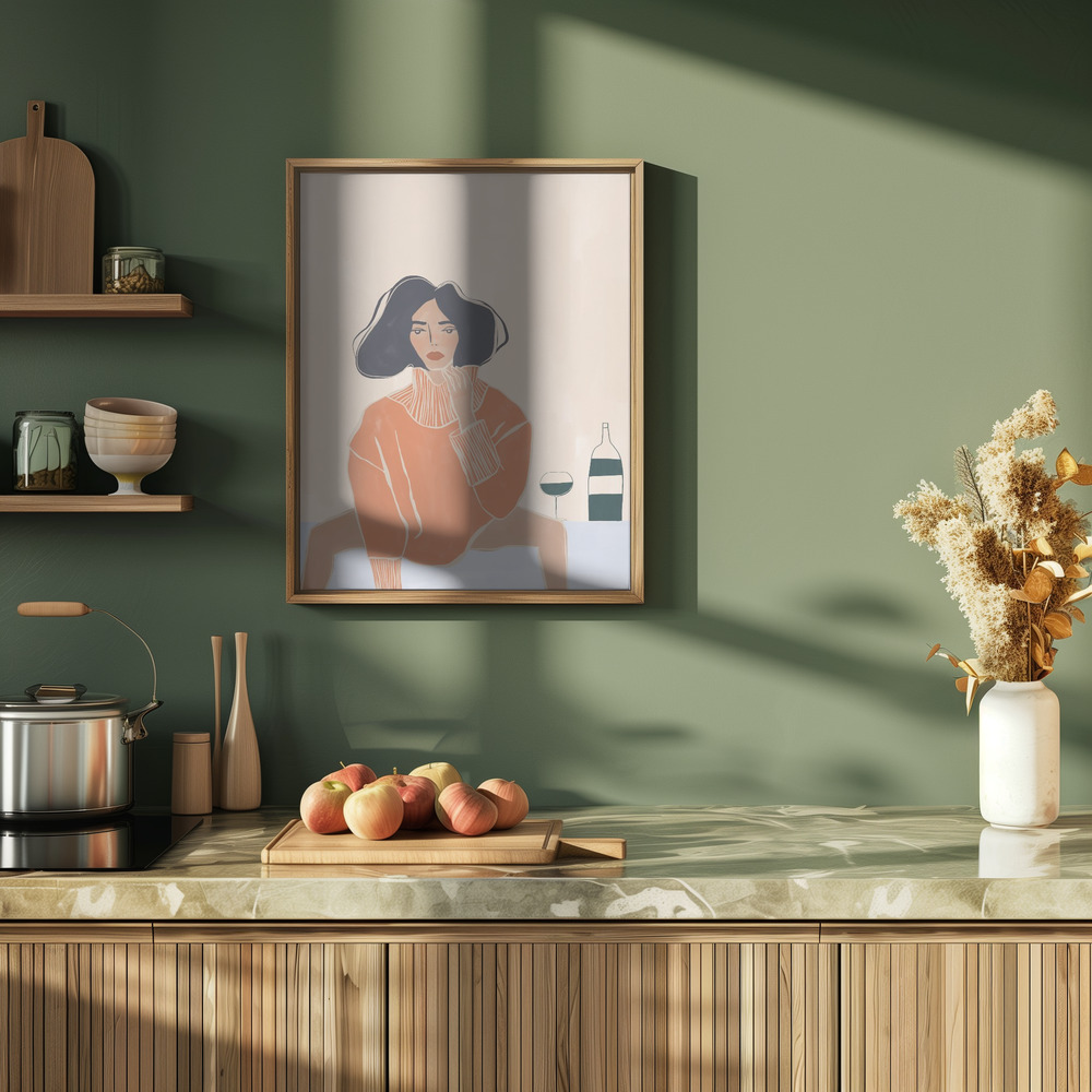 Poster - It's a Mood in de keuken
