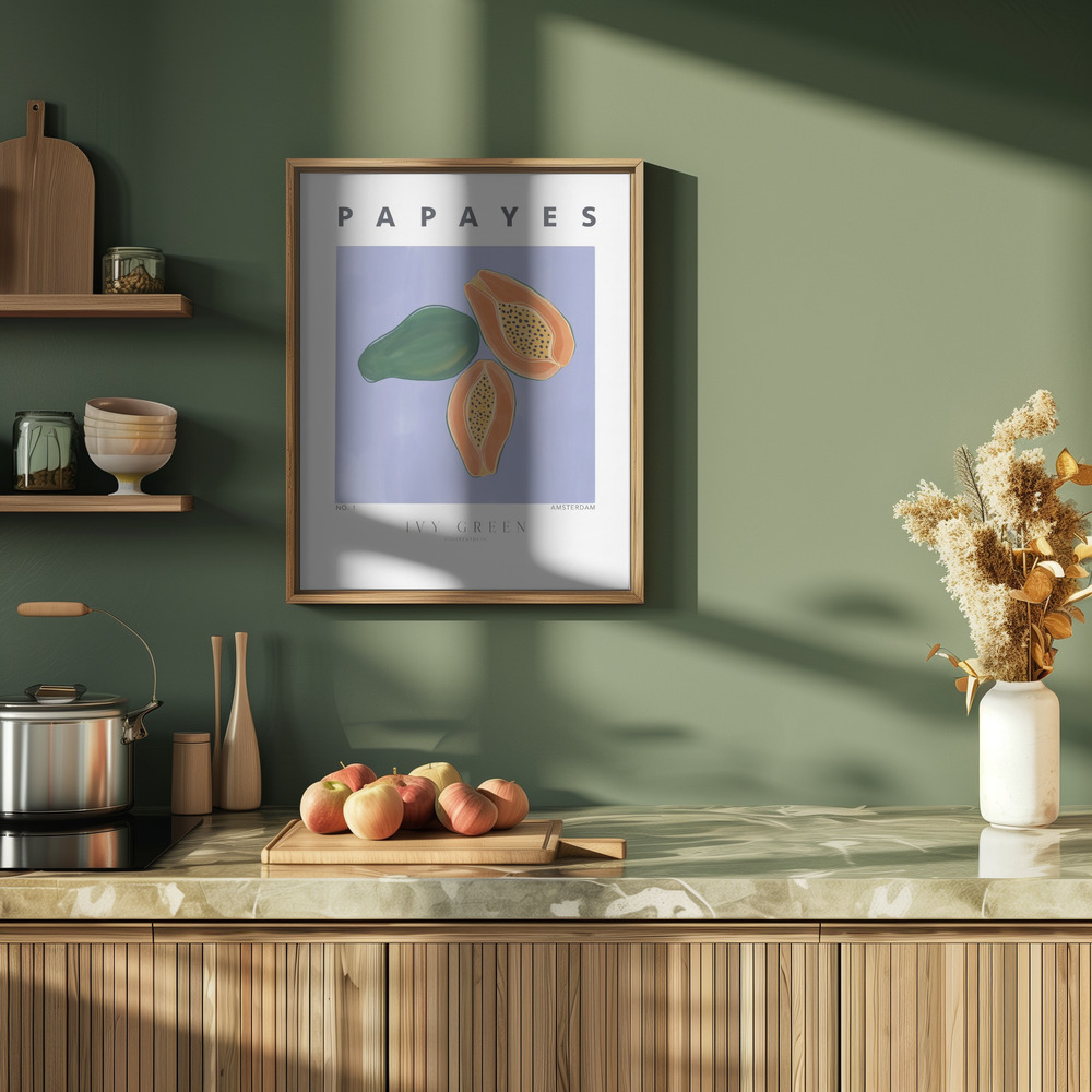 Poster Papayes - Affisch i köket
