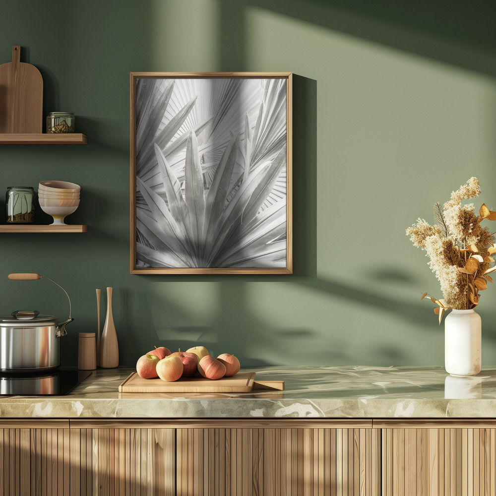 Poster - Lala Palm in der Küche
