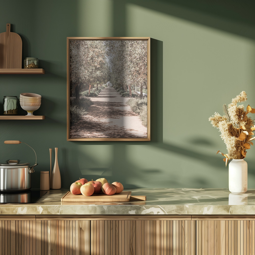 Poster - Secret Garden in de keuken