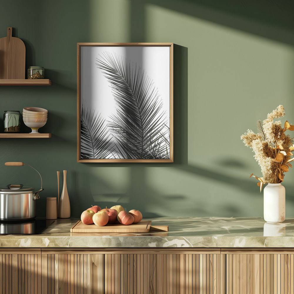Plakat - Palm Leaves 1 i køkkenet