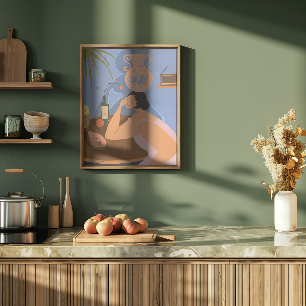 Poster - Bestill in der Küche
