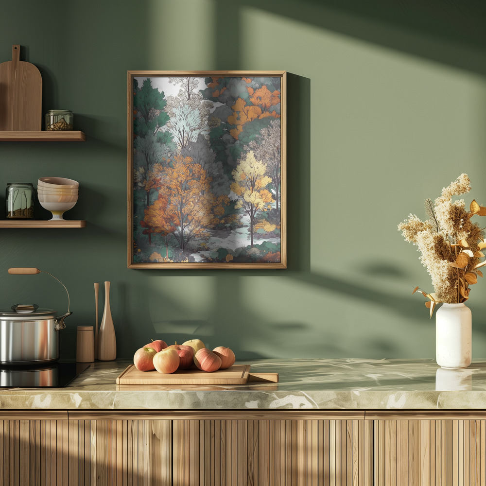 Plakat - Forest 2 w kuchni