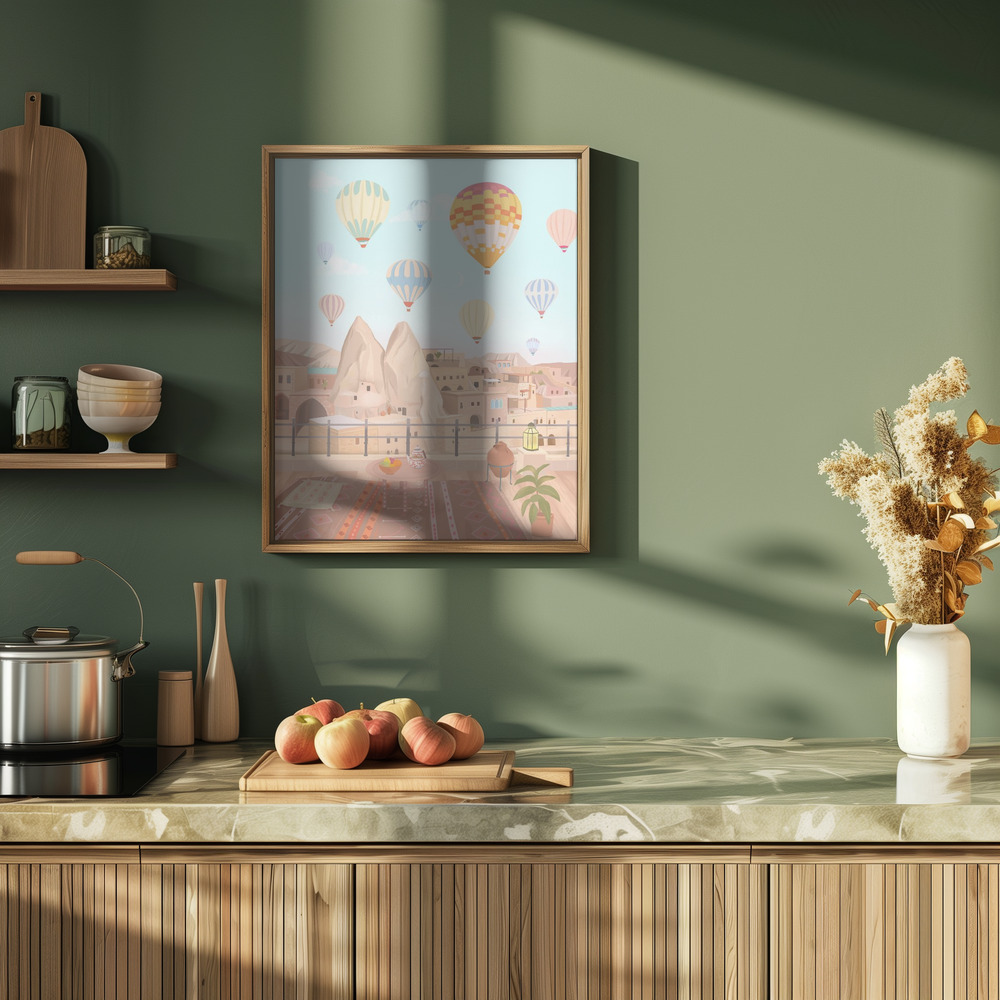 Plakat - Cappadokia i køkkenet
