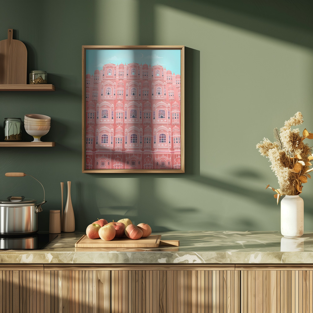 Plakat - Jaipur, India i køkkenet