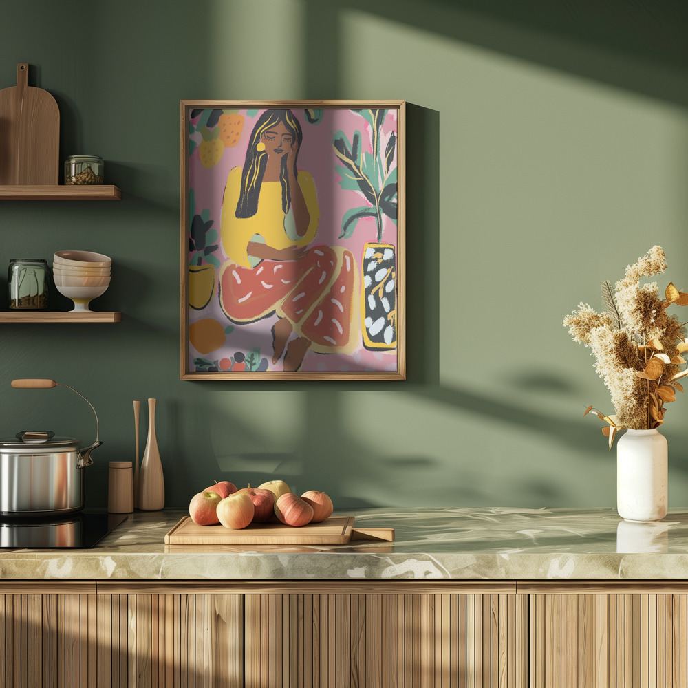 Poster - Pause For A Moment in de keuken