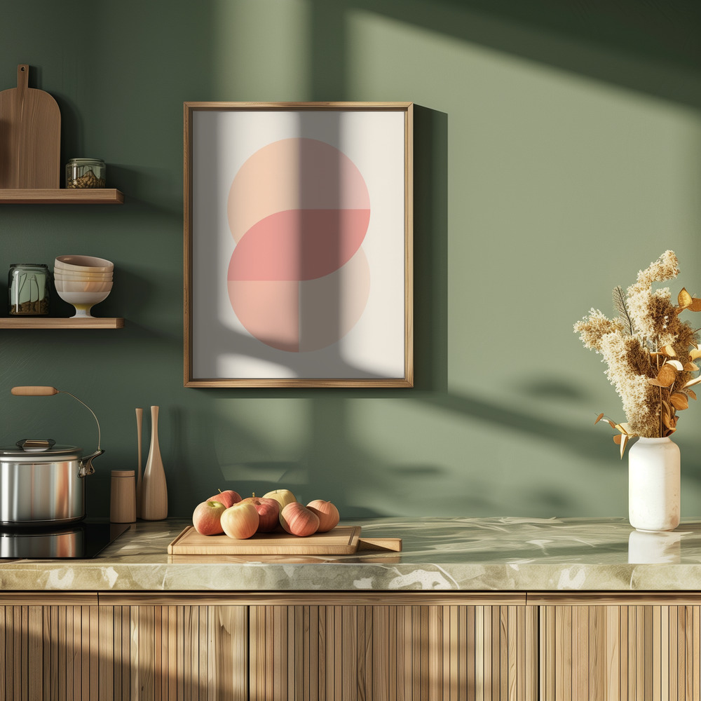 Poster - Peach 42 in kitchen