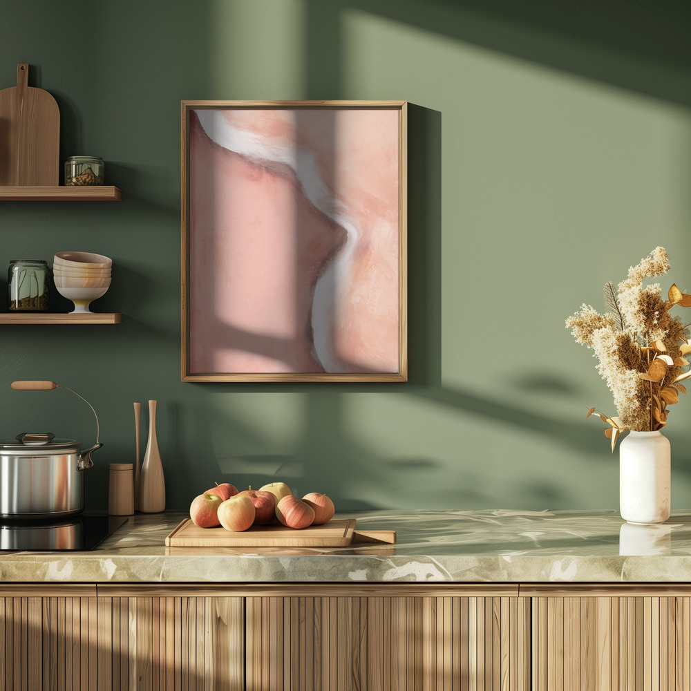 Plakat - Peachy Wave w kuchni