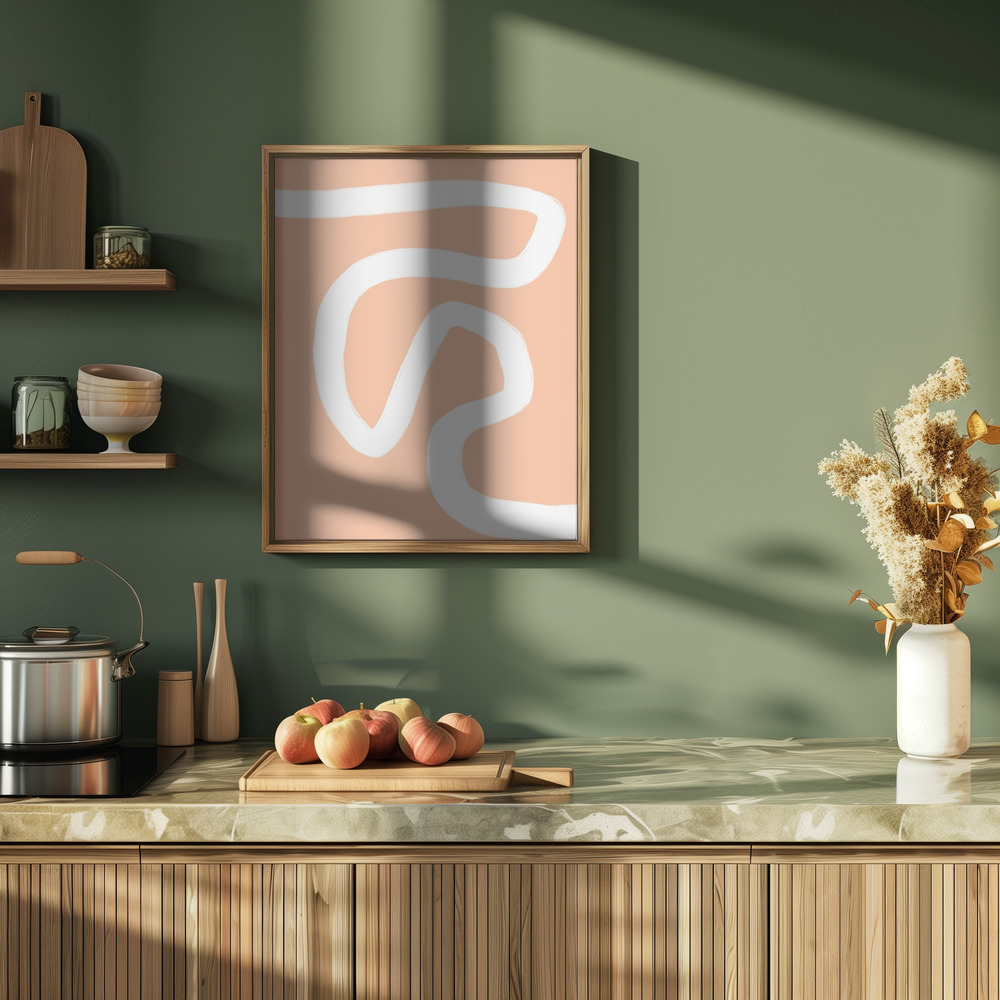 Plakat - Minimal Shape No 20 w kuchni