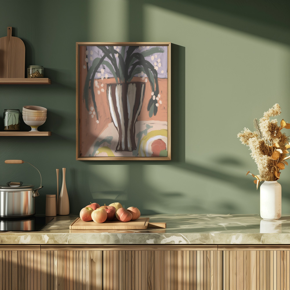 Affiche - Floral still life no 3 dans la cuisine