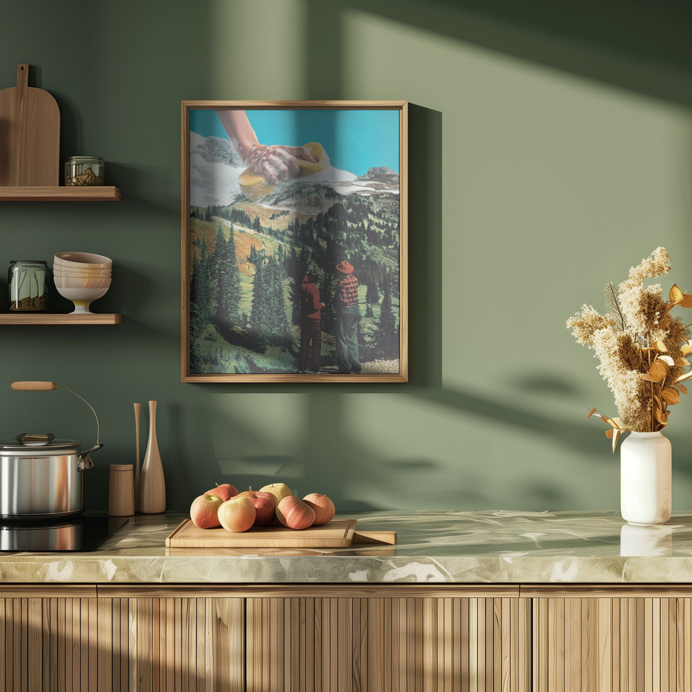 Poster - Rub a Dub Ridge in kitchen