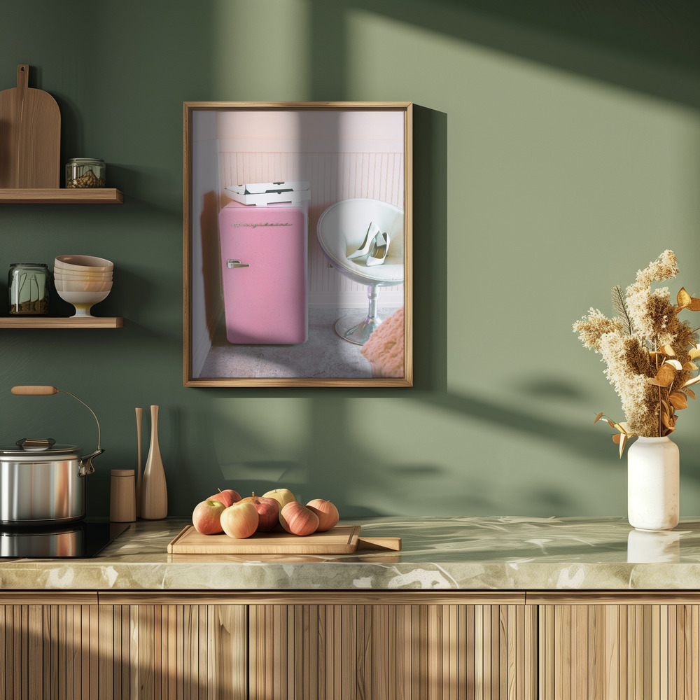 Poster - Pink Motel in kitchen