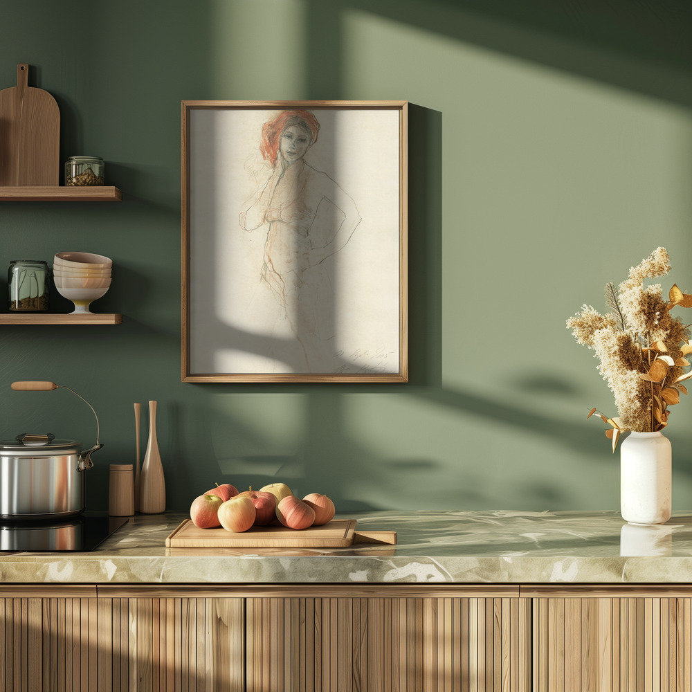 Poster - Hommage à Ingres XVIII in kitchen