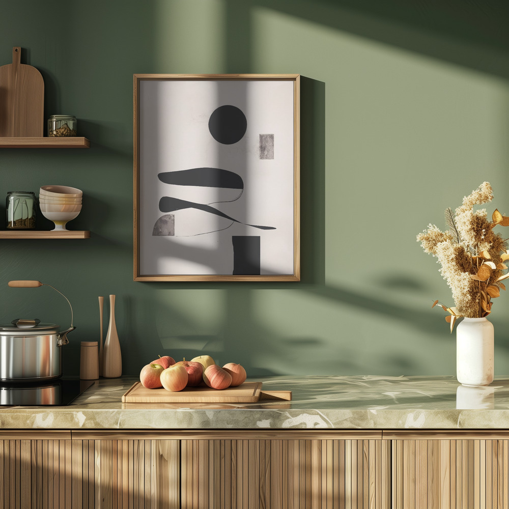 Poster - Minimalist Objects in kitchen