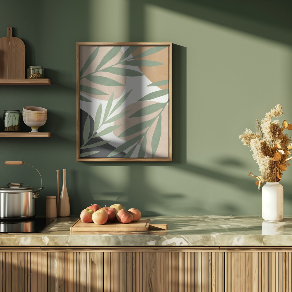Poster - Floral and tropical 5 in kitchen