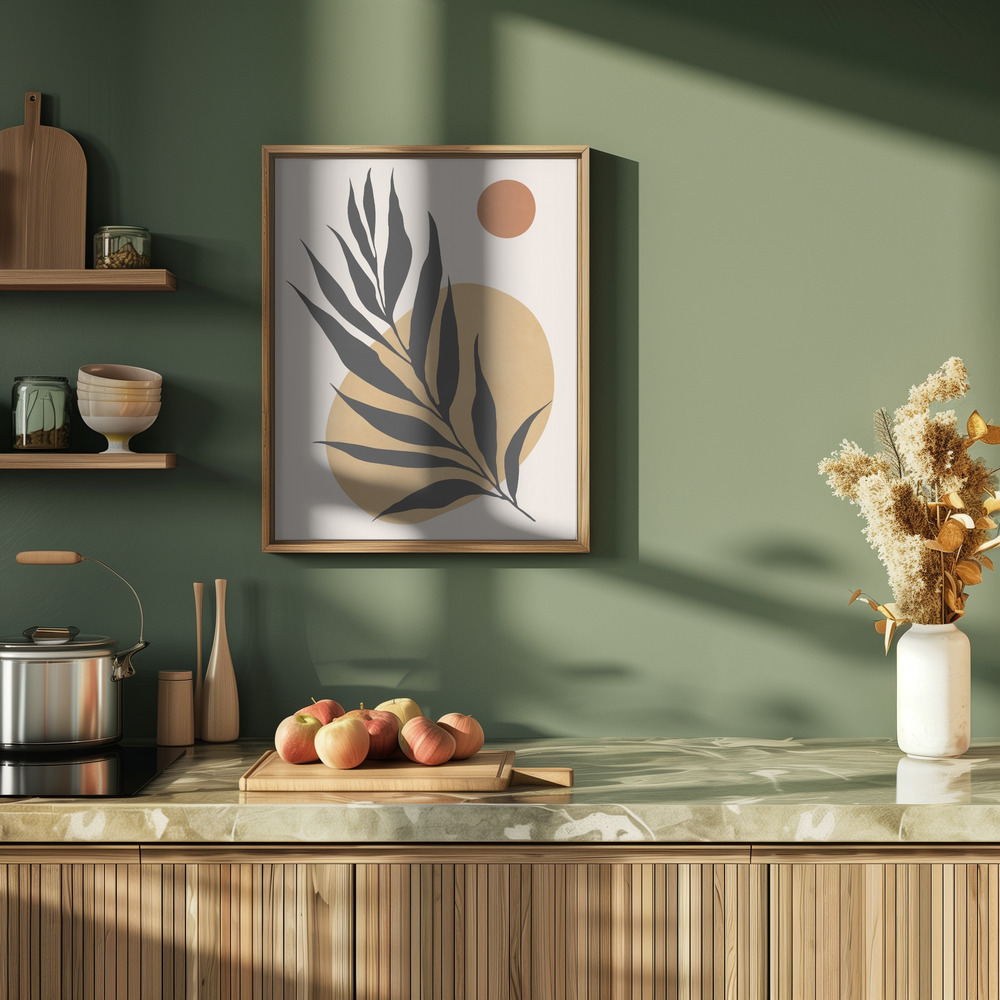 Poster - Watercolor Floral 8 in kitchen