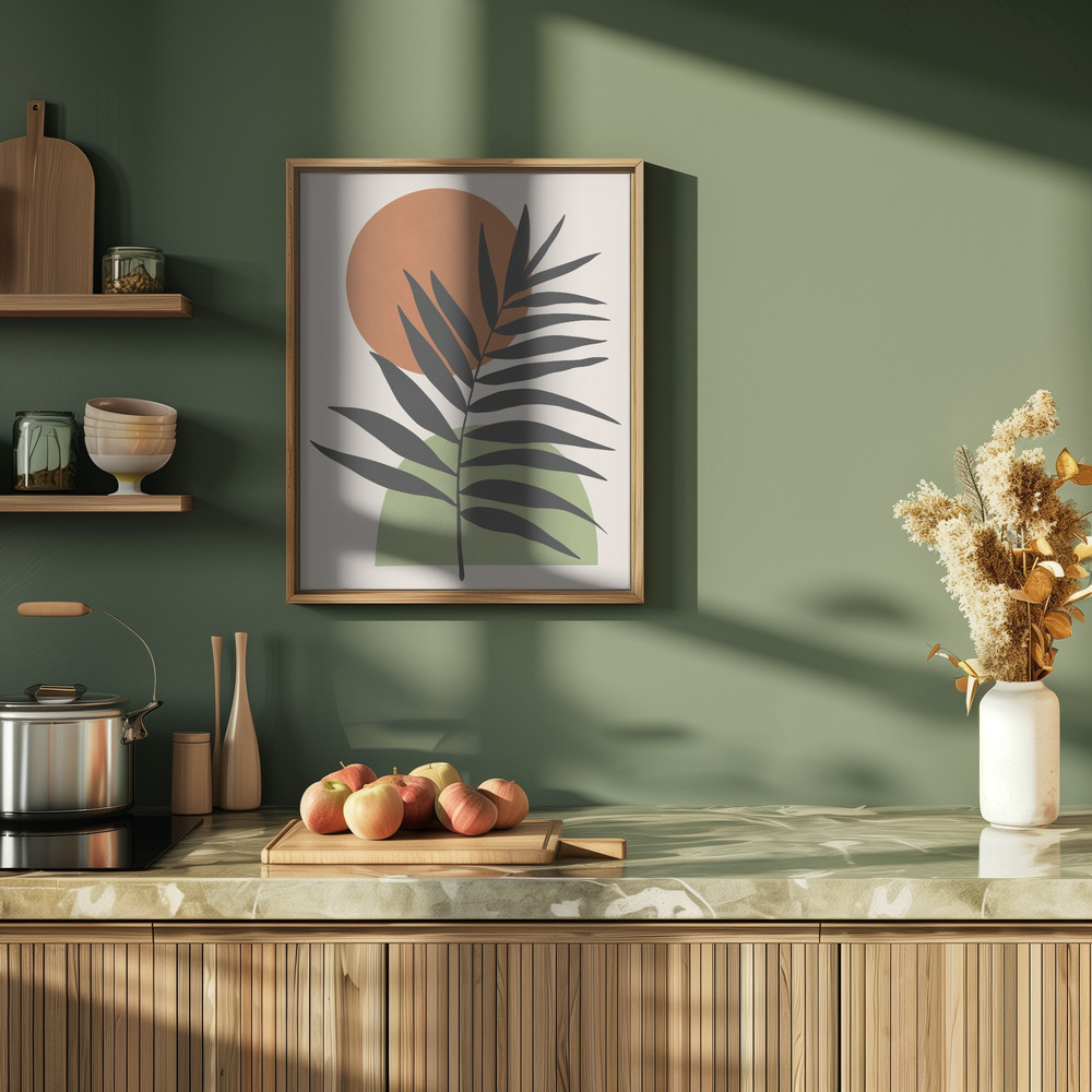 Poster - Watercolor Floral 6 in kitchen