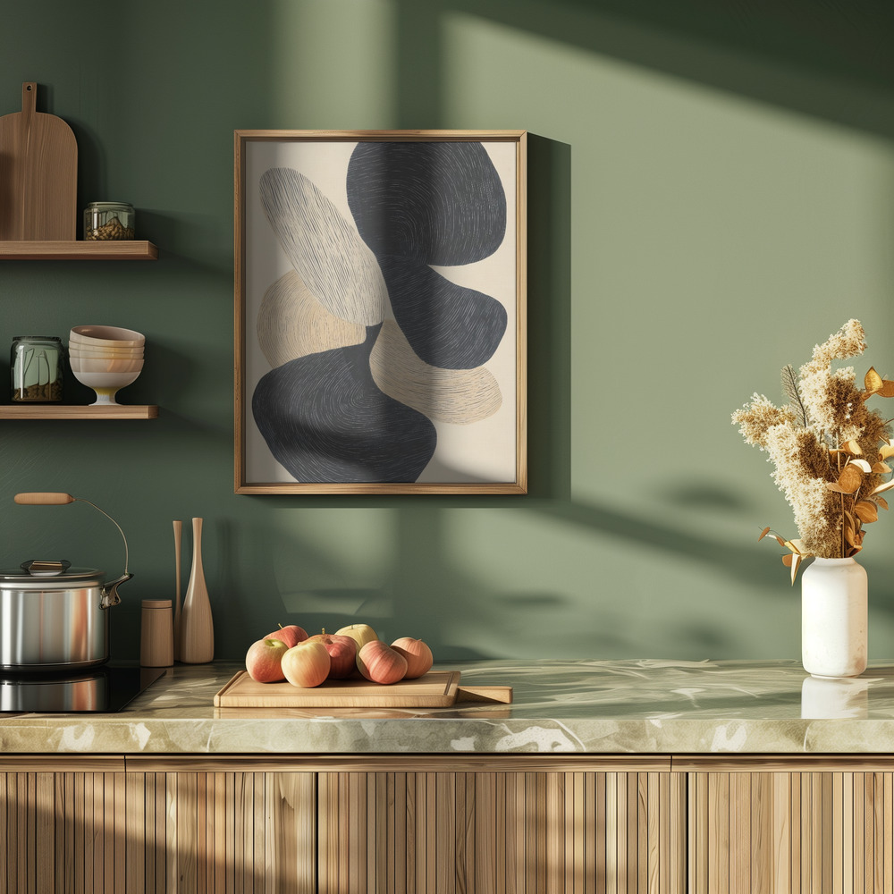 Poster - Freeform Geometry in kitchen