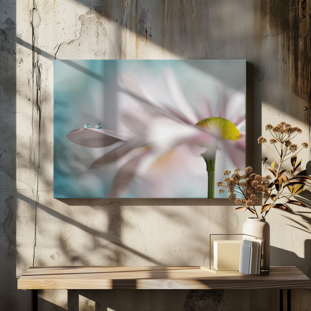 Canvas taulu - Tiny duo ruokapöydän yli